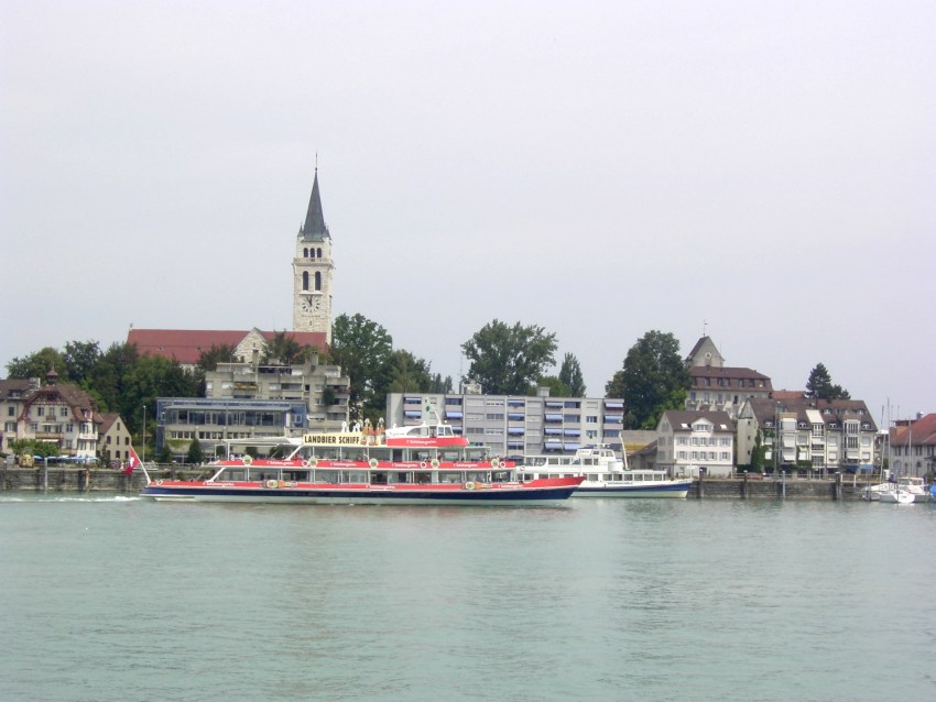 Das "Landbierschiff" MS St. Gallen am 30.06.2003