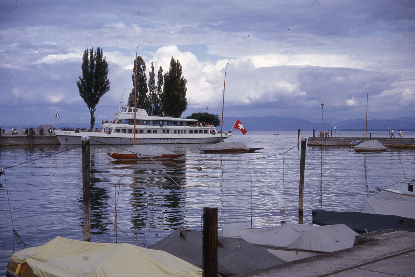 MS Zürich im Spätsommer 1964 in Arbon  - Bild: Archiv A. Heer